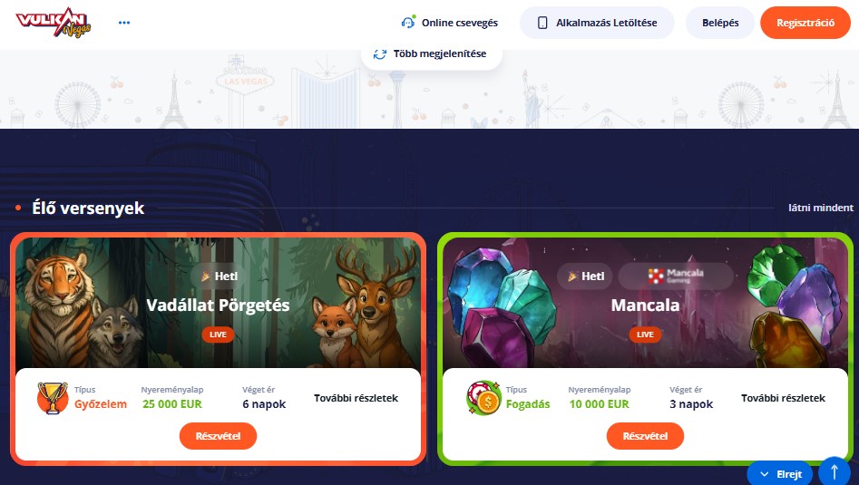 Vulkan Vegas no deposit bonus